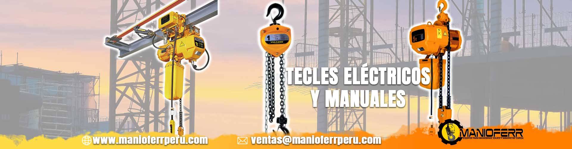 tecles eléctricos u manuales